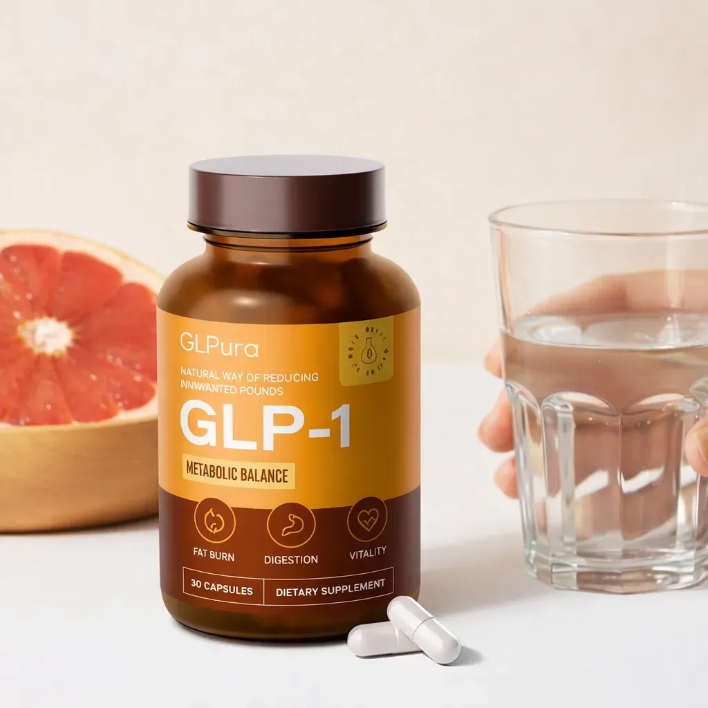 Frasco oficial de GLPura GLP-1 para la guía de compra en España