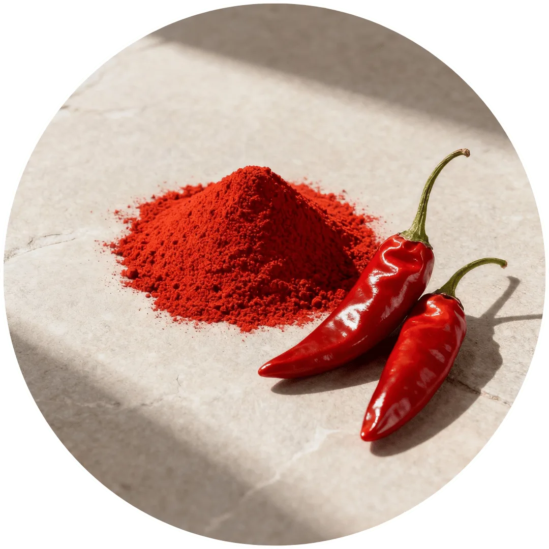 Pimienta de cayena como ingrediente de GLPura